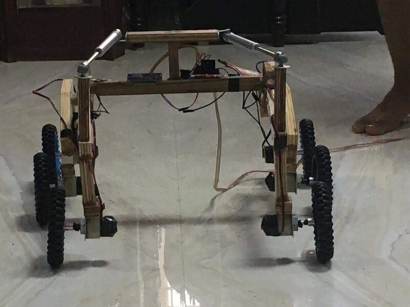 Gimbal Rover front view
